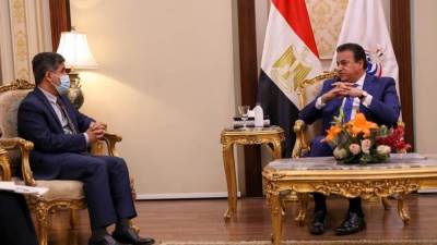 "عبد الغفار" يبحث مع "الصحة العالمية" إعلان "مصر خالية من 4 أمراض"