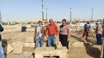 اكتشافات جديدة من داخل معبد الأقصر.. فرن ومنزل