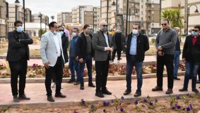 الجزار يتفقد المشروعات السكنية بمدينتي حدائق أكتوبر وأكتوبر الجديدة