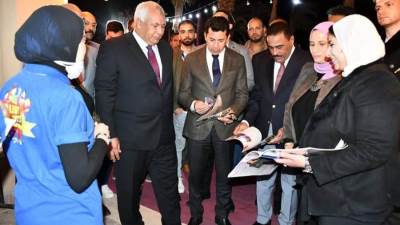 ختام أولمبياد المحافظات الحدودية بالمسرح الروماني بأسوان الجديدة