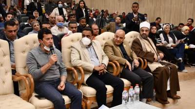 وزير الرياضة يشهد مؤتمر "تحصين الشباب ضد حروب الجيل الرابع"