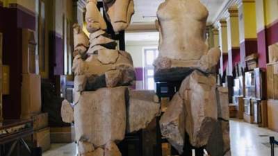  المتحف المصري الكبير يستقبل ١٣ قطعة أثرية من المتحف المصري بالتحرير