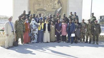 أسامة ربيع يستعرض مستجدات مشروعات تطوير القناة لوفد أكاديمية ناصر العسكرية العليا