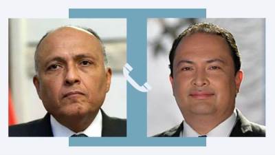 شكري يتلقى اتصالاً من وزير الخارجية الجواتيمالي