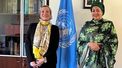 وزيرة البيئة تلتقي نائبة أمين الأمم المتحدة لمناقشة استضافة مصر لمؤتمر المناخ