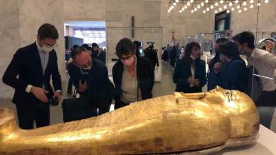  رئيس متحف اللوفر تزور «المتحف المصري والقومي للحضارة المصرية»