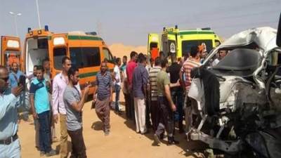 مصرع شخصين في حادث على الطريق الصحراوي بالجيزة