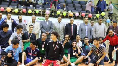 ختام مهرجان التميز الرياضي بجامعة جنوب الوادي