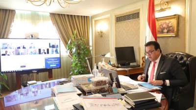 «عبد الغفار» يبحث آليات التعاون مع مدير عام المنظمة العالمية للملكية الفكرية