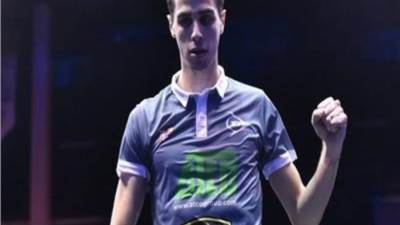 المصري على فرج يتأهل إلى نهائى بطولة أوبتاسيا للإسكواش