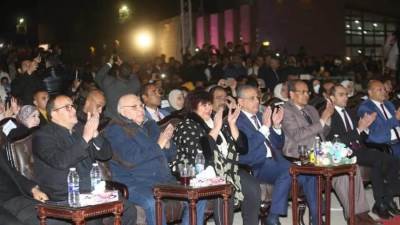 وزيرة الثقافة ومحافظ سوهاج يشهدان ثانى فعاليات مهرجان ابيدوس الأول للموسيقى والغناء