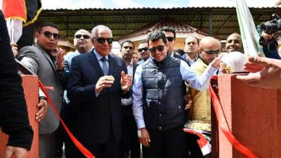 صبحي وراشد يفتتحان منشآت شبابية ورياضية بنادي حدائق الأهرام