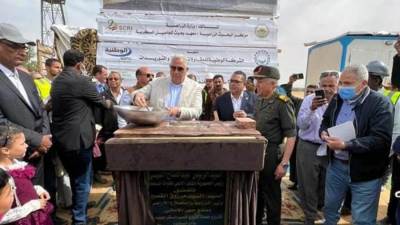 وضع حجر الأساس لإنشاء محطة إنتاج شتلات قصب السكر بوادي الصعايدة