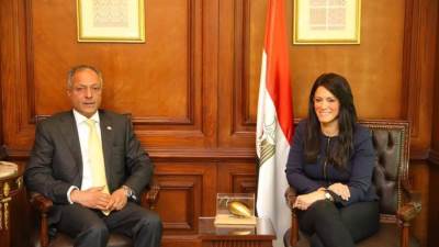 المشاط تستقبل مدير المؤسسة العربية لضمان الاستثمار وائتمان الصادرات