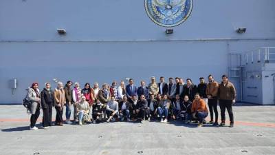 "الرياضة" تنظم زيارة ميدانية إلى القاعدة البحرية برأس التين لجامعة كفر الشيخ