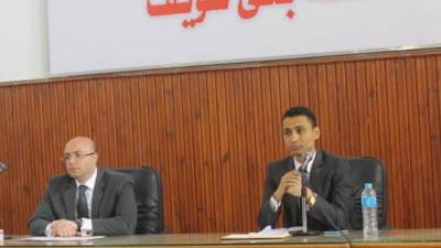 جلسة برلمانية لأعضاء برلمان الشباب بحضور محافظ بني سويف