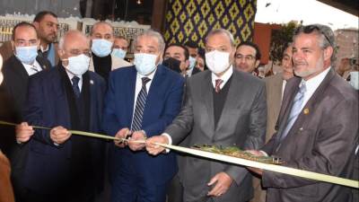 وزير التموين يفتتح معرض أهلاً رمضان بالقليوبية