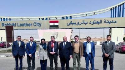 مدينة الجلود بالروبيكي تستقبل وفد حكومي ايطالي لاستعراض تطورات العمل