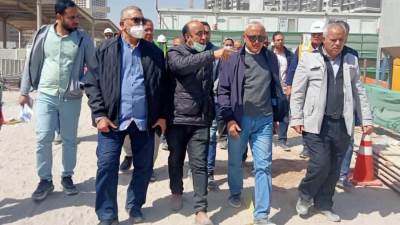 مسئولو "الإسكان" يتفقدون مشروعات تطوير مثلث ماسبيرو وسور مجرى العيون