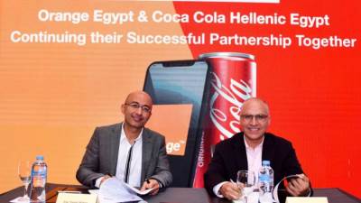 "اورنچ" تجدد شراكتها مع "كوكاكولا هيلينك" وتواصل تزويدها بالتطبيقات الرقمية المتطورة