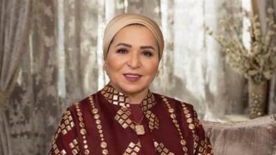 «قرينة الرئيس» تشيد بالنماذج الملهمة التي تم تكريمها في الاحتفال بالمرأة