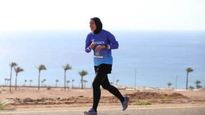 “الشباب والرياضة" تختتم فعاليات ماراثون دهب الرياضي بمشاركة ٤٠٠ متسابق