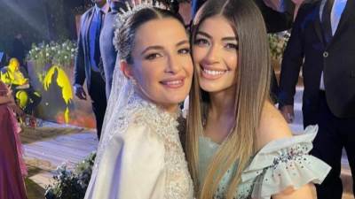 بالصور.. تألق ليلي زاهر في حفل زفاف شام الذهبي