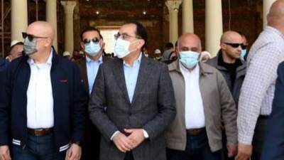 مدبولي يتفقد أعمال ترميم مسجد عمرو بن العاص وتطوير ساحته وحدائق الفسطاط