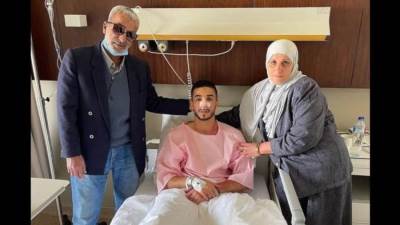 محمد عبد المنعم بعد جراحة الأنف: "فى قلبي يا بلدي والله"