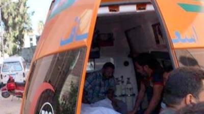 إصابة سائق على طريق بنها المنصورة في حادث سير