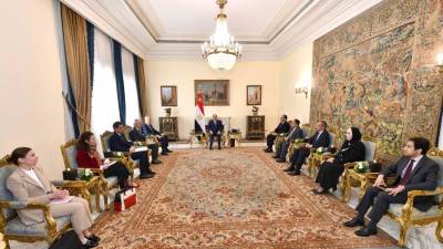 الرئيس السيسي يستقبل وزير الاقتصاد والمالية الفرنسي لتطوير التعاون المشترك