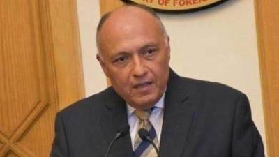 وزير الخارجية يبحث العلاقات الثنائية بين مصر وقطر 