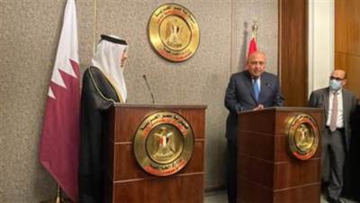وزير الخارجية: العلاقات بين مصر وقطر عادت إلى وضعها الطبيعي وأصلها المتين