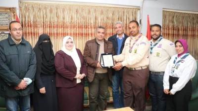 مركز شباب الزهور ببور سعيد يصل للمركز الأول في المهرجان الكشفي للجوالة