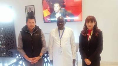 وزير الرياضة يصل "داكار" لمؤازرة المنتخب فى مباراته  المصيرية أمام السنغال