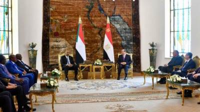 تعرف على البيان المشترك لزيارة «رئيس مجلس السيادة الانتقالي السوداني» لمصر