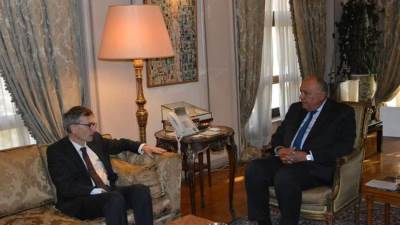 وزير الخارجية يستقبل الممثل الخاص للسكرتير العام للأمم المتحدة إلى السودان