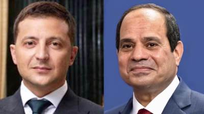 «السيسي» يتلقى اتصالاً هاتفياً من الرئيس الأوكراني