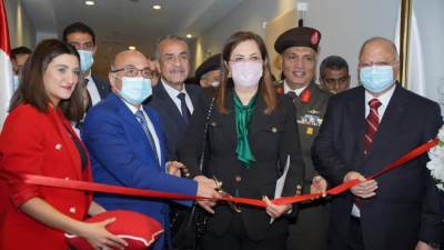 وزيرة التخطيط تشهد افتتاح مكتب تسجيل عقاري جديد بمدينة نصر