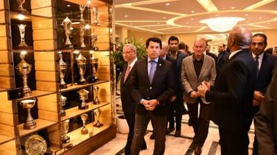 وزير الشباب يفتتح المبني الاجتماعي بنادي الزهور مدينة نصر