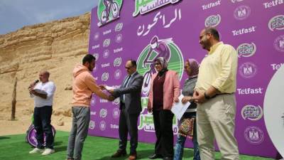 وزارة البيئة تسلم ١٠٠ دراجة هوائية للفائزين بمسابقة "صحتنا من صحة كوكبنا"