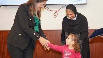 وزيرة التخطيط تشارك في احتفالية الأسرة وتكريم الأب المثالي والأم المثالية