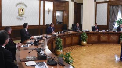 «مدبولي» يستقبل وفد شركة "يازاكي" اليابانية لتصنيع مكونات السيارات