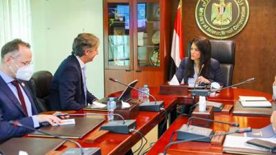 «المشاط» تناقش تعزيز العلاقات المشتركة مع برنامج الأمم المتحدة الإنمائي