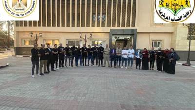 الشباب والرياضة تنظم دورات لتنمية مهارات جوالة جامعة الوادي الجديد