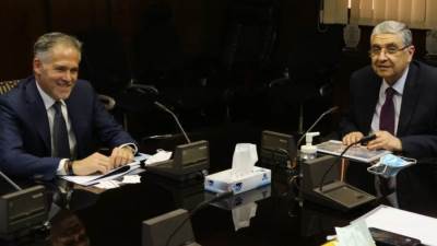 «وزير الكهرباء»: يستقبل وفد من شركة جنرال اليكتريك لبحث الإستثمار بمجالات الطاقات