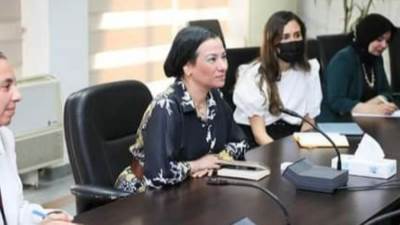 وزيرة البيئة تستقبل رئيسة المجلس القومي للمرأة 