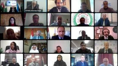 عبدالغفار يستعرض تقريرًا حول أنشطة مركز بحوث فى دعم التعاون البحثي العربي