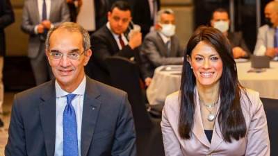 «المشاط» و«طلعت» يُطلقان مبادرة فريق العمل حول التكنولوجيا بالتعاون مع الأمم المتحدة