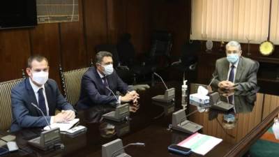 وزير الكهرباء يلتقى مع  الرئيس الاقليمي لشنايدر اليكتريك للشرق الاوسط وافريقيا